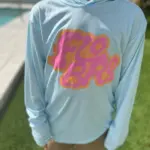 Blue Hooded Rashguard - Image 2